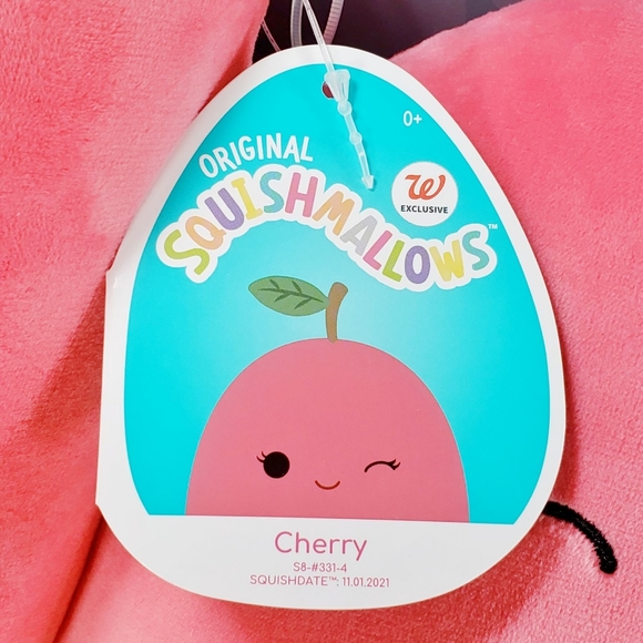 Squishmallows Toys Squishmallow Cherry 8 Cherry 8 The Plum